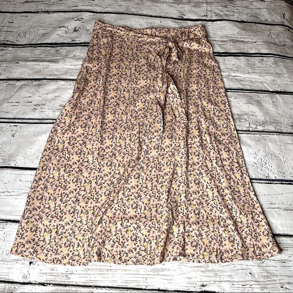 NWT Love, Fire Floral Print Maxi Skirt Size L